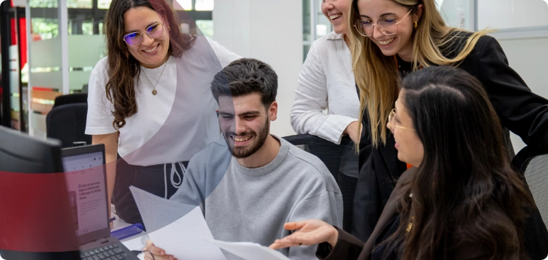 Equipo Grupo Nortempo en oficinas de Servicios Centrales