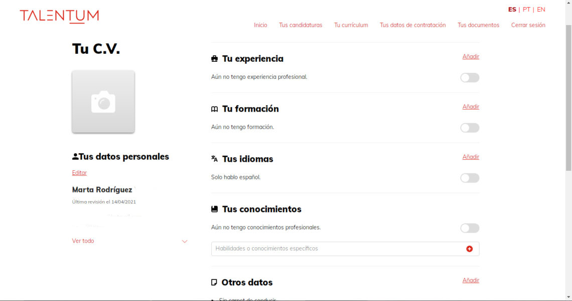 Talentum curriculum